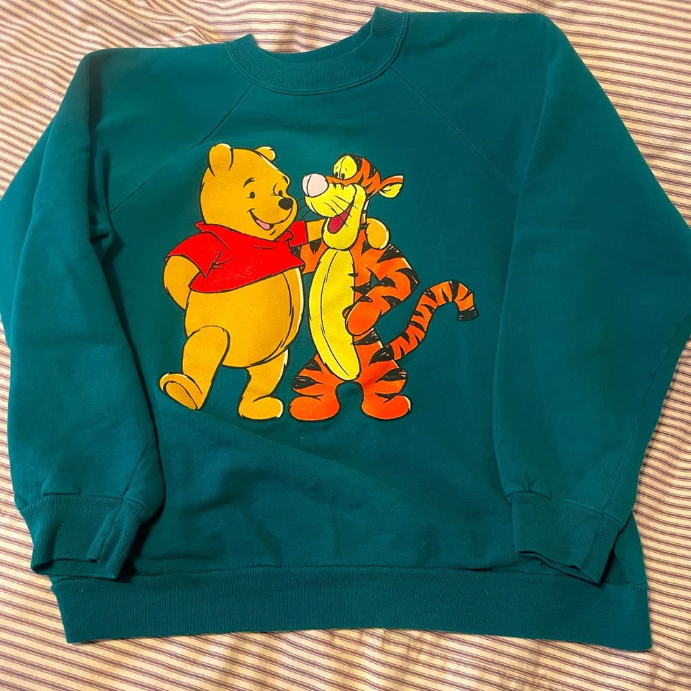Pooh and Tigger vintage crew sweatshirt